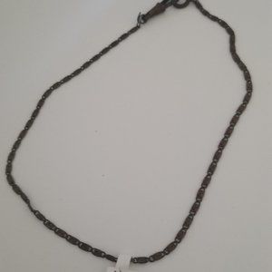 Vintage Necklace 13" long with detailed chain